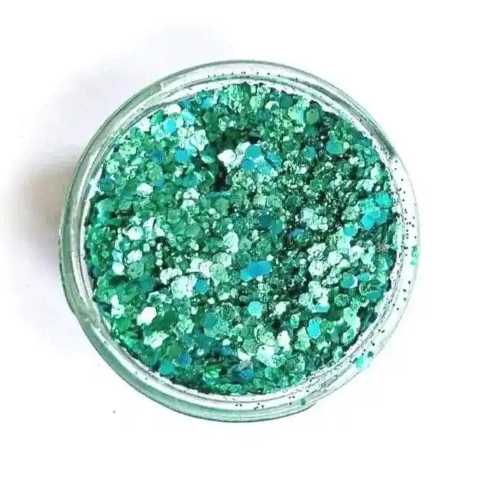 Chunky Green Eco Glitter - Projekt Glitter