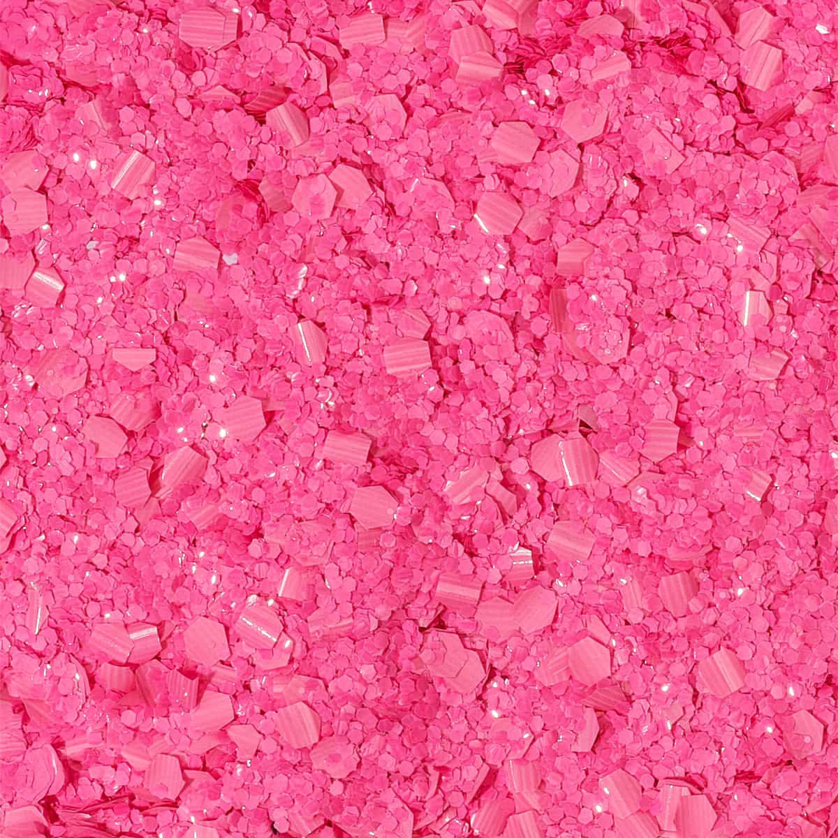Close-up of pink glitter with a textured surface