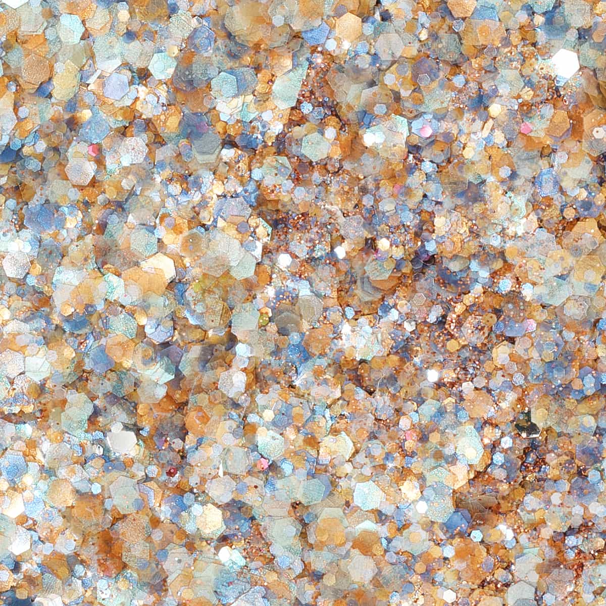 Close-up of multicolored sand coloured glitter