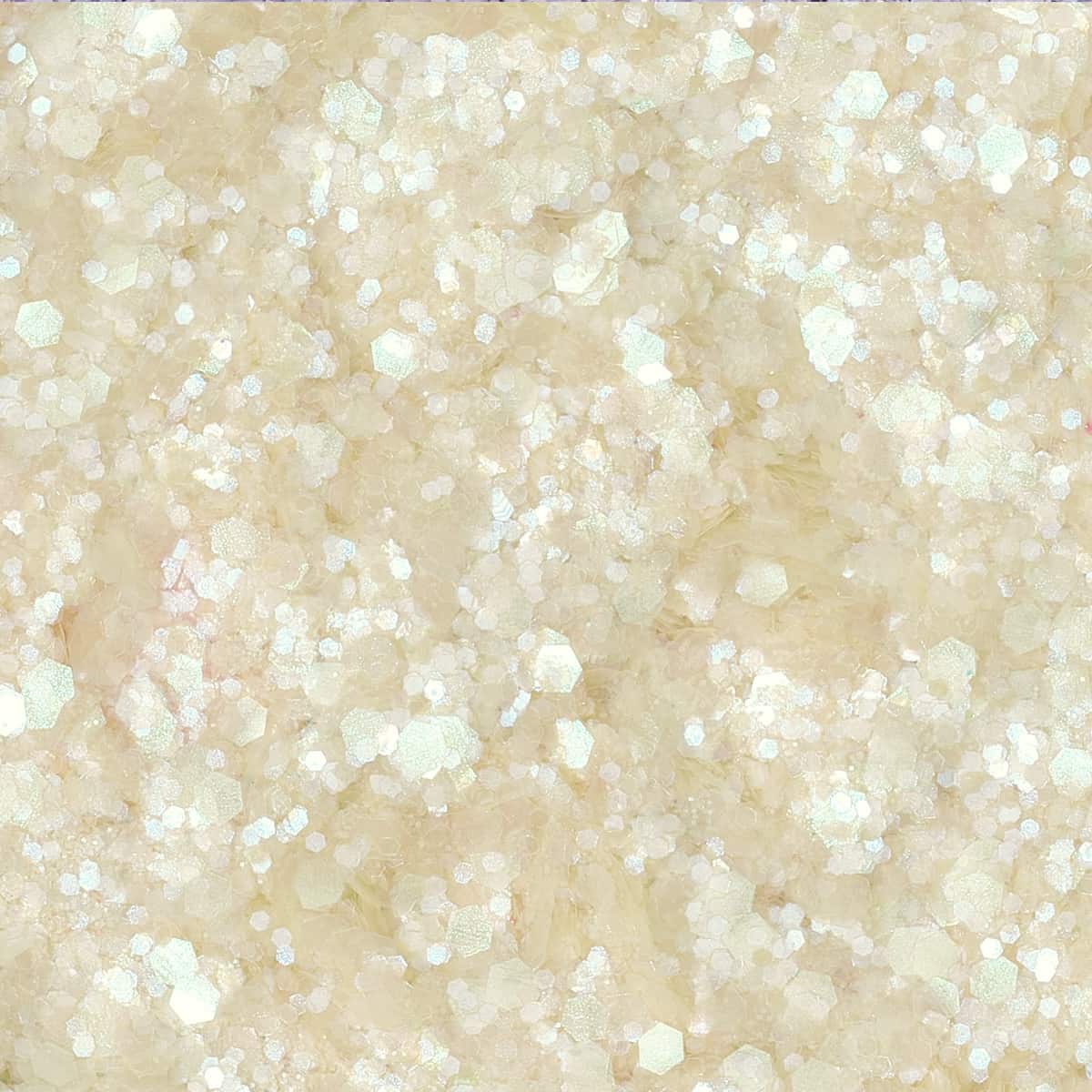Close-up of pearl irridescent gltter