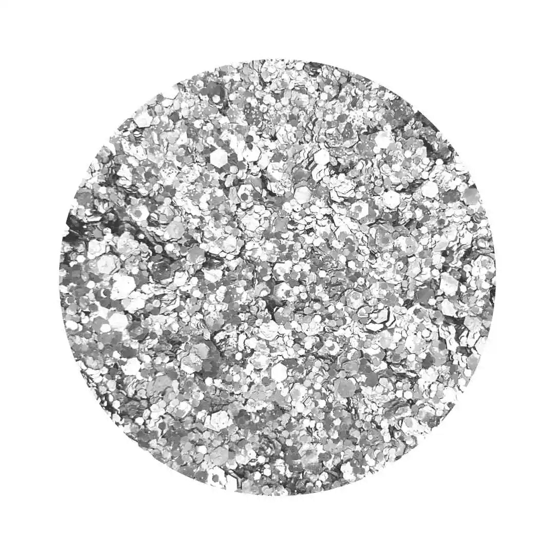 Chunky Silver Eco Glitter - Projekt Glitter