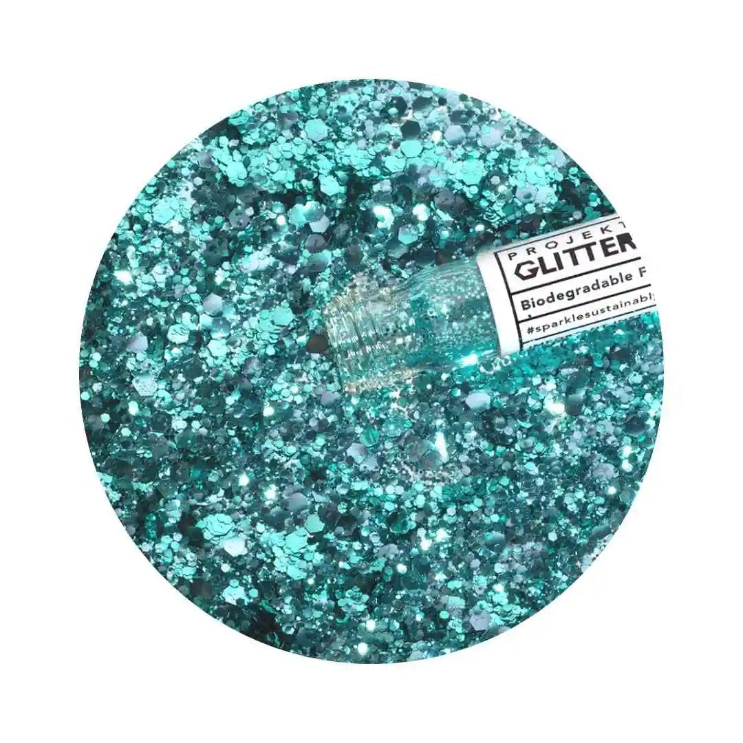 Chunky Turquoise Eco Glitter - Projekt Glitter